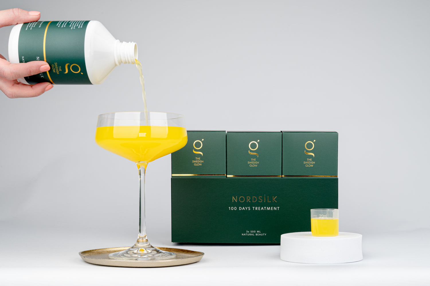 Nordsilk 100 dagen kuur van The Swedish Glow – voor haar, huid en nagels