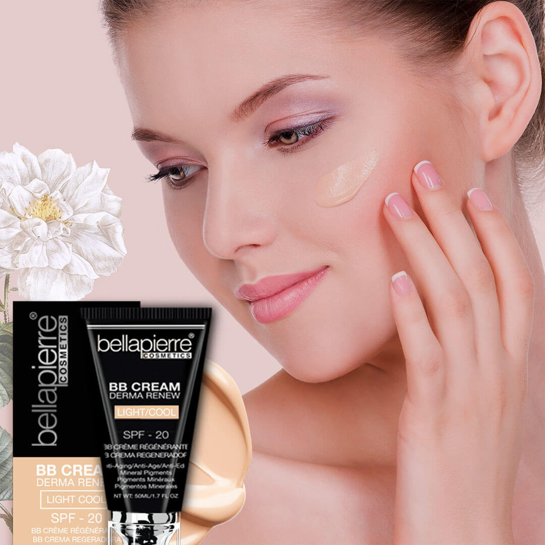 BB cream van Bellapierre lifestyle foto gezicht vrouw