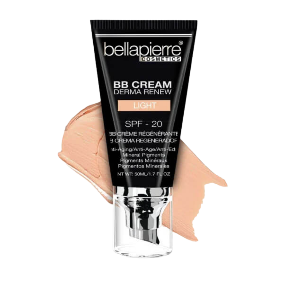 BB cream van Bellápierre in de kleur Light – minerale formule met SPF 20 voor een natuurlijke dekking