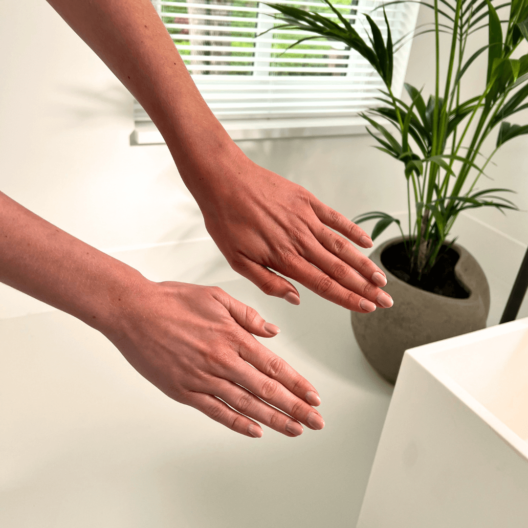 resultaat voor en na gebuik marc inbane tanning