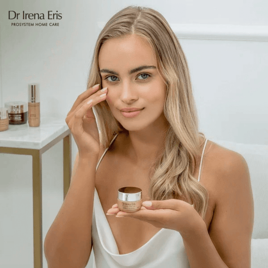 Verjongende crème van Dr Irena Eris voor ogen en lippen – met SPF 20 - lifestyle foto dame