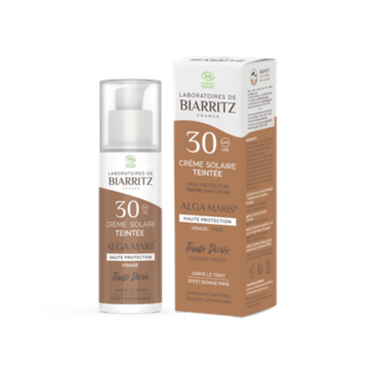 Laboratoires - getinte gezichtszonnecrème SPF30 en SPF50