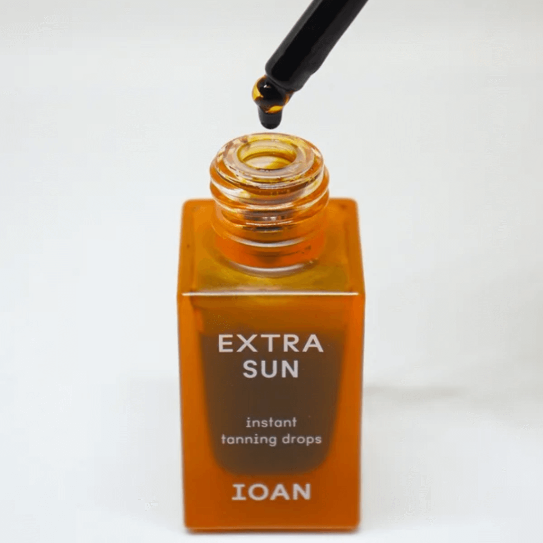 ioan tanning drops voorbeeld kleur