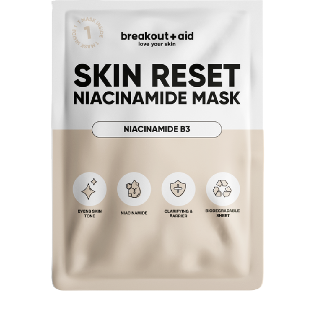 Breakout Aid Skin Reset masker met niacinamide