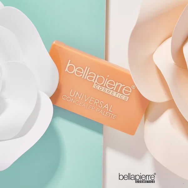 Bellápierre Universal Concealer Palette met 6 tinten – camoufleert roodheden, donkere kringen en imperfecties