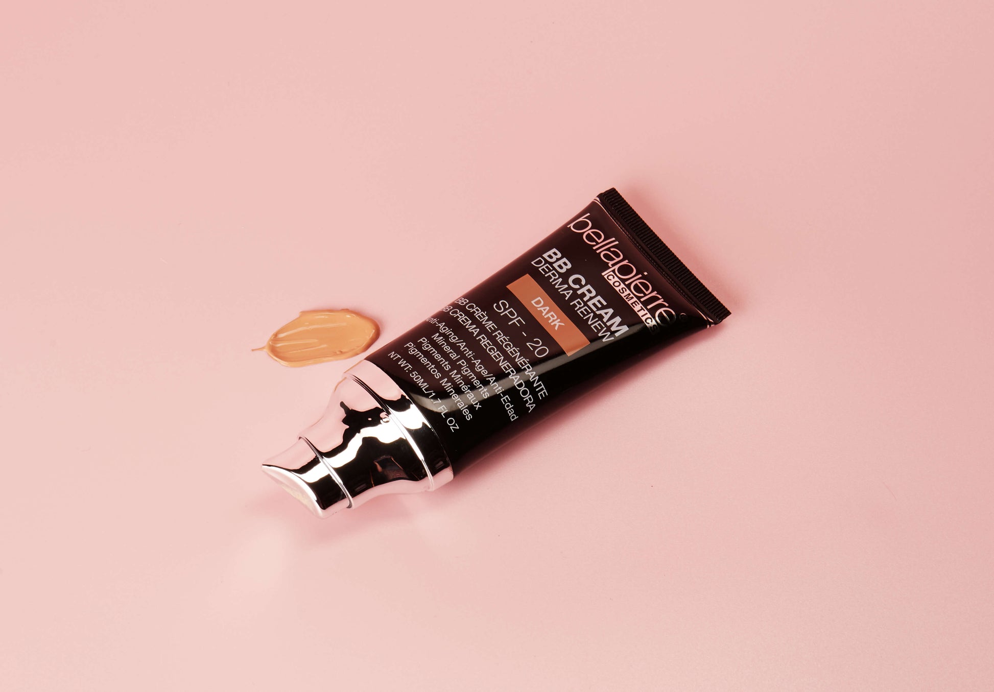 BB cream van Bellápierre in de kleur Dark – geschikt voor donkere huid met warme ondertoon