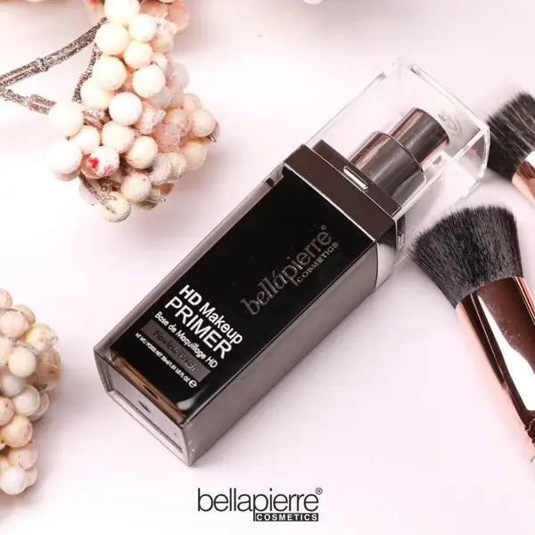 Bellápierre HD Primer – transparante make-up primer voor langdurige en gladde foundation - met borstel