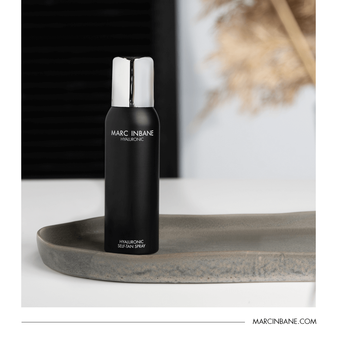 "Marc Inbane zelfbruiner spray met hyaluron voor hydratatie en kleur