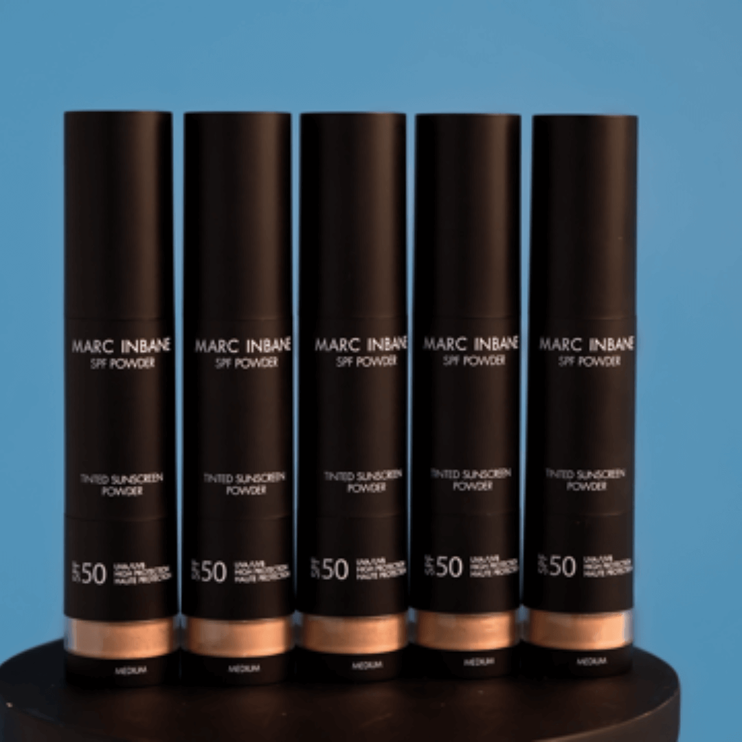 marc inbane zonnepoeders 5 stuks op tafel