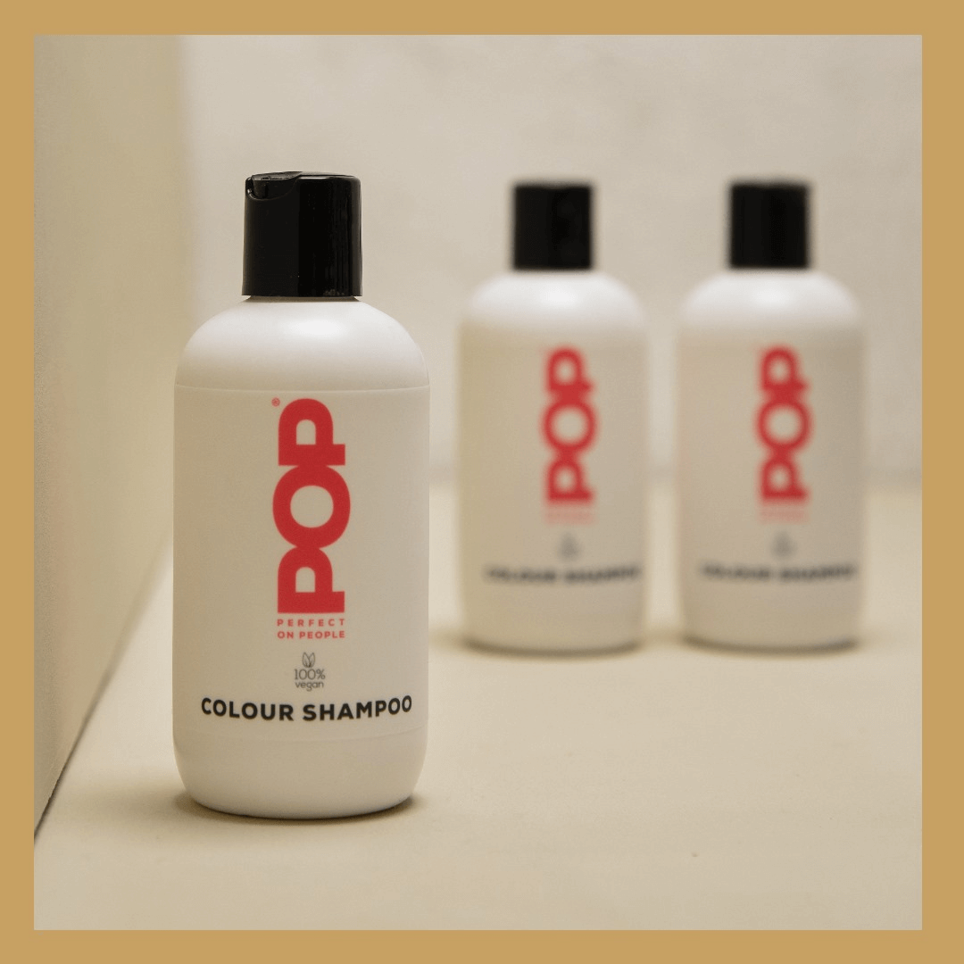POP Colour Shampoo – productfoto op witte achtergrond - 3 stuks