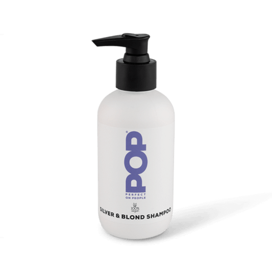 POP Silver Shampoo – neutraliseert gele tonen in blond, grijs of wit haar