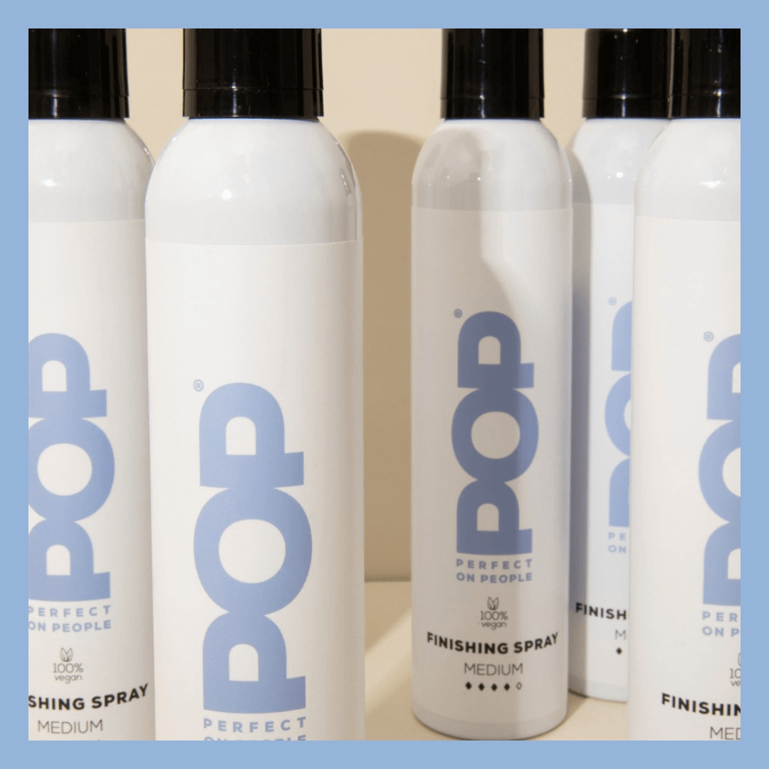 POP Haircare haarspray medium hold – natuurlijke fixatie - groepsfoto