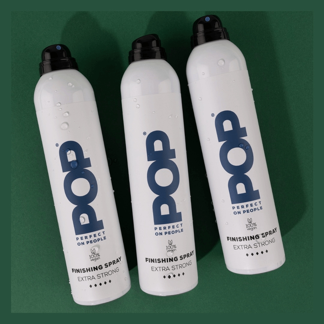 POP Haircare haarsprays strong hold – 3 stuks