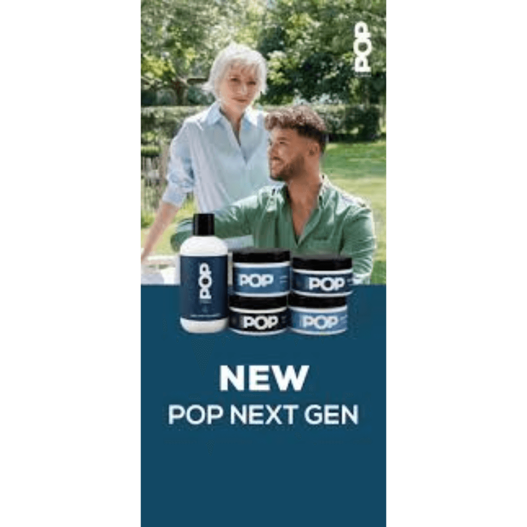 POP Next Gen haarstylingproducten voor mannen - gel, wax en shampoo
