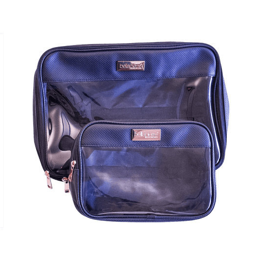 BELLAPIERRE Semi-transparante luxe make-up tassen (2 stuks)