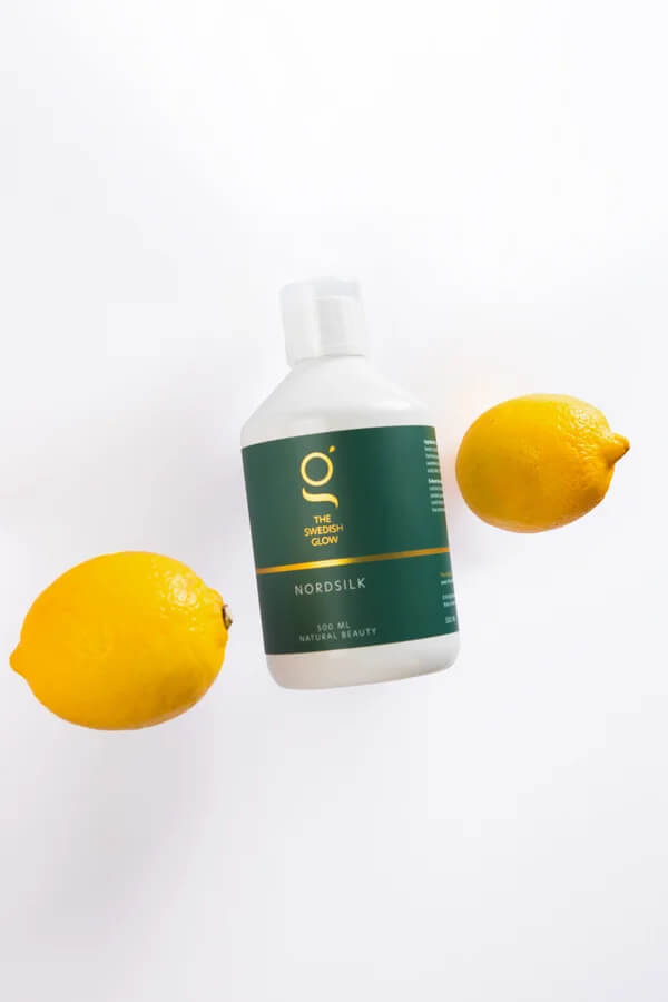 Nordsilk supplement van The Swedish Glow – ondersteunt haargroei en huidelasticiteit