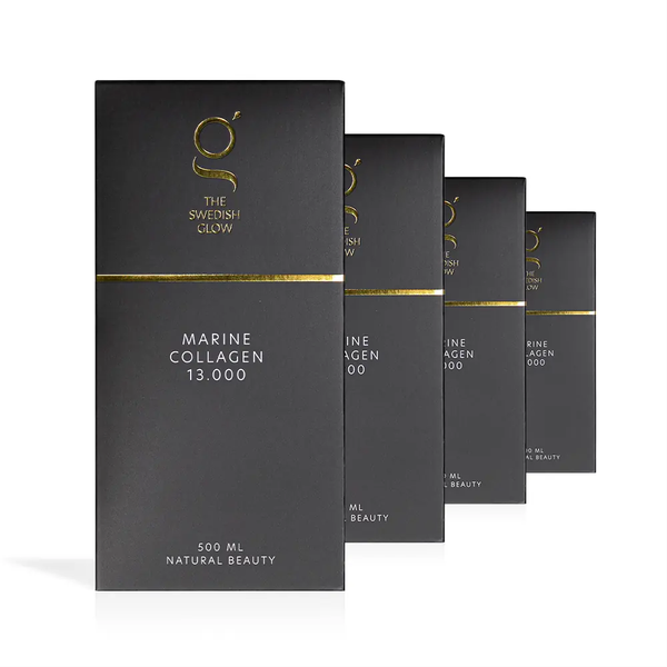 Hooggedoseerd marine collageen van The Swedish Glow – voor huidverjonging en stevigheid - kuur 100 dagen