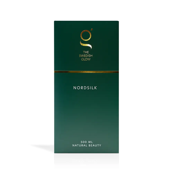 Nordsilk supplement van The Swedish Glow – ondersteunt haargroei en huidelasticiteit