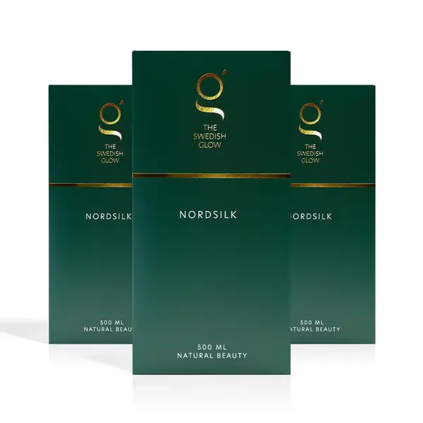 Nordsilk supplement van The Swedish Glow – ondersteunt haargroei en huidelasticiteit- 100 dagen kuur