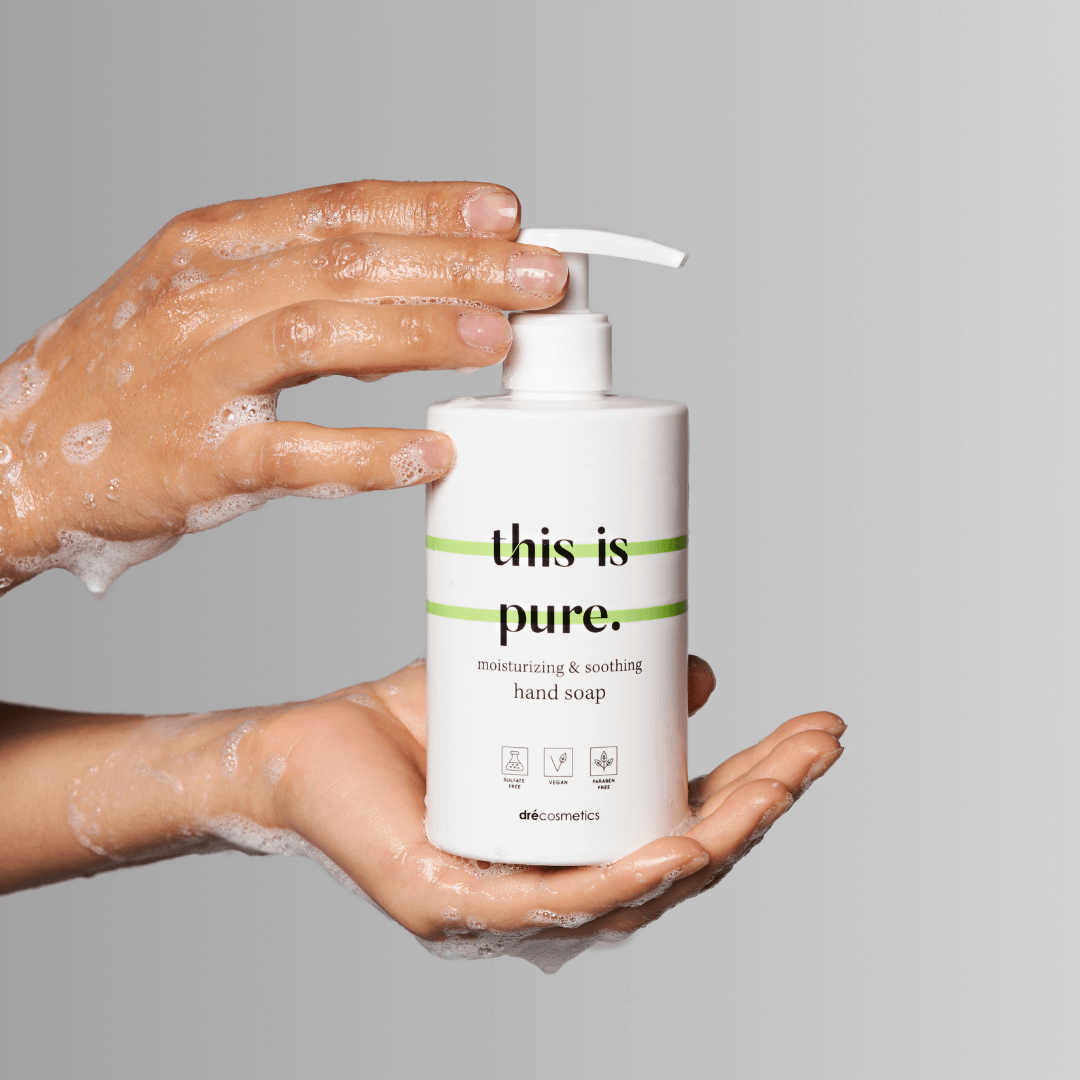 Milde handzeep van This is Us – reiniging zonder uitdroging, product tussen 2 handen