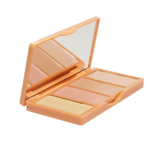 Bellápierre Universal Concealer Palette met 6 tinten – camoufleert roodheden, donkere kringen en imperfecties