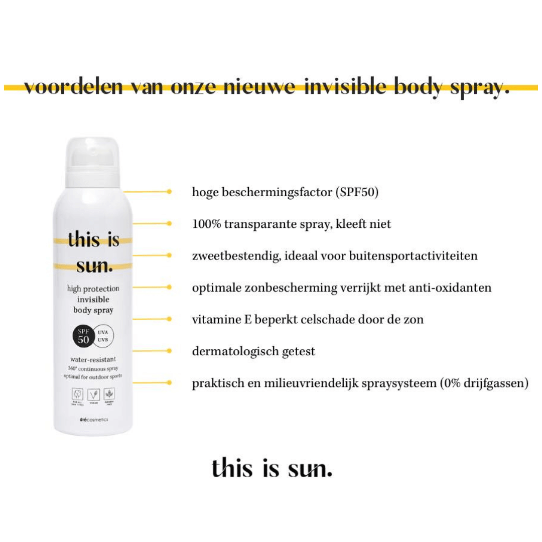 Zonnespray invisible van This is Us – geschikt voor gevoelige huid, alle voordelen opgesomd