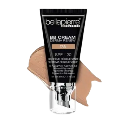 BB cream van Bellápierre in de kleur Tan – warme dekking voor gebruinde huid