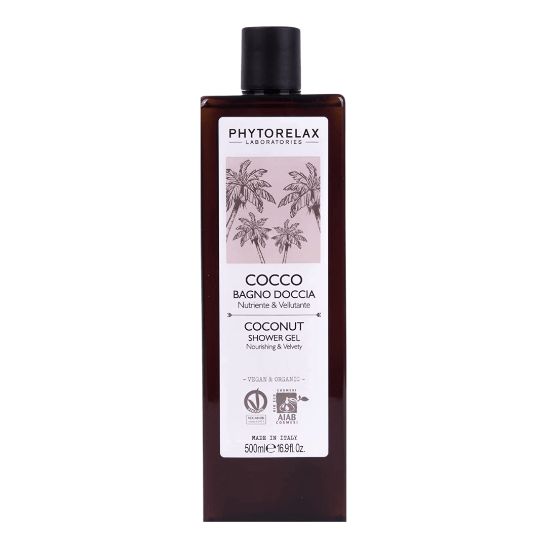 🎁 Phytorelax – voedende douchegel (badschuim) met biologische kokosolie (Discount)