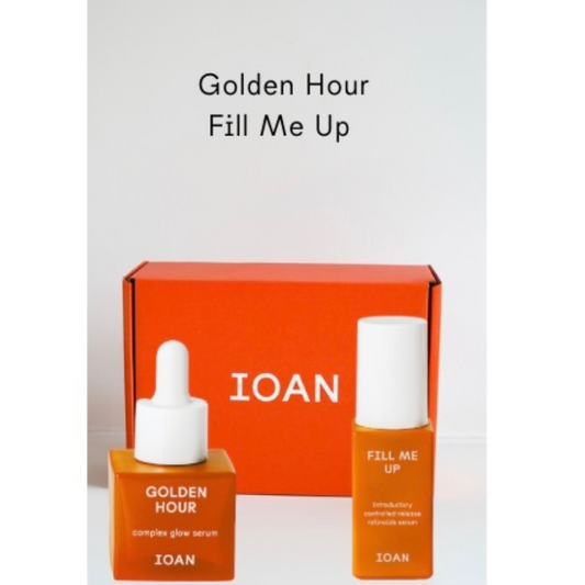 IOAN DAY & NIGHT BOX: Golden Hour serum  + fill me up serum