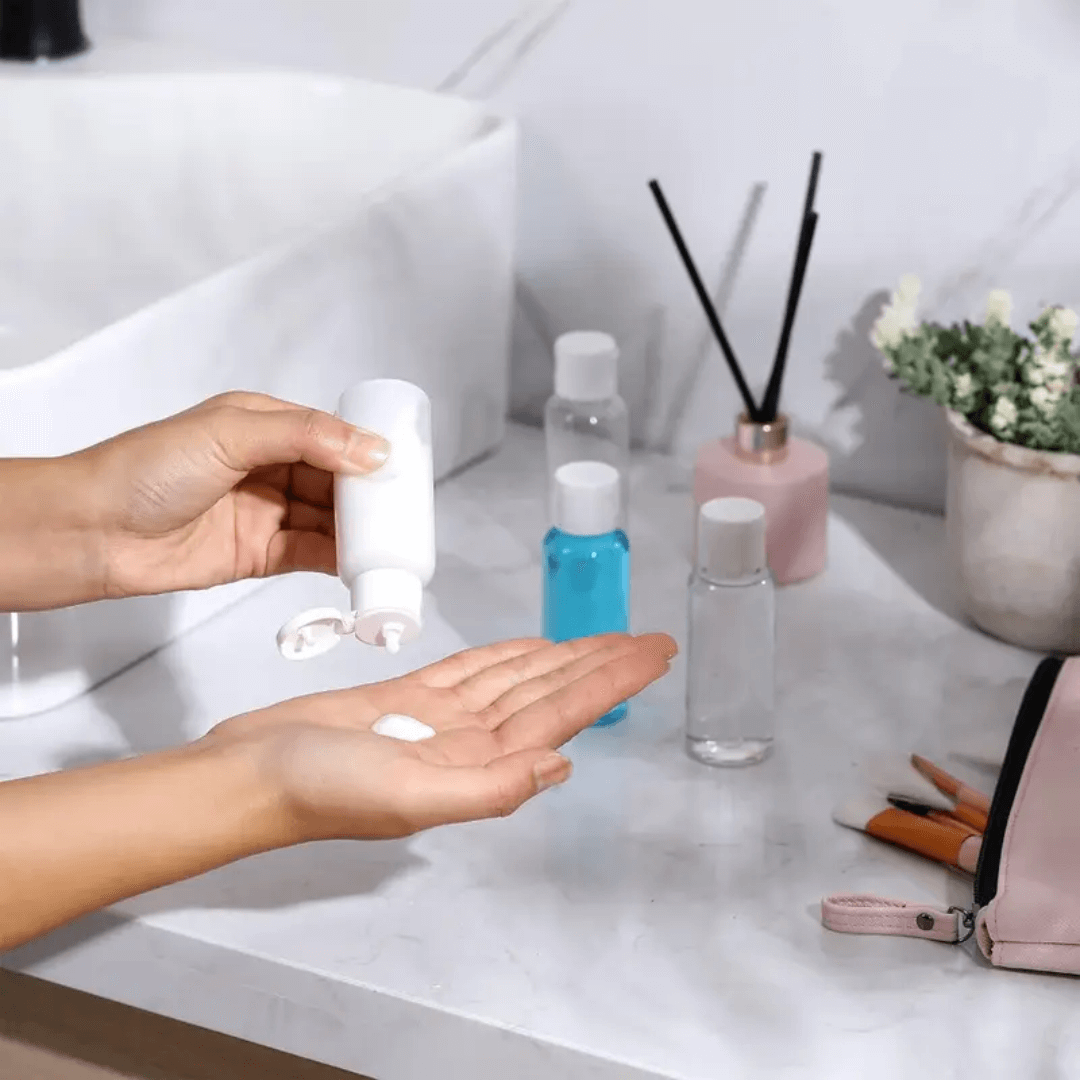 Lege hervulbare reisflesjes voor shampoo, lotion of zonnecrème – handig op vakantie