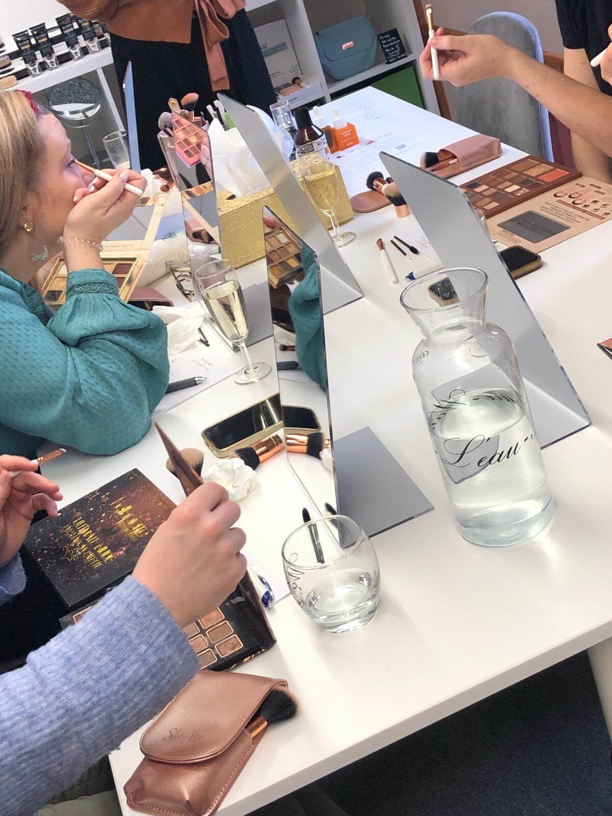 Bellápierre minerale make-up producten gebruikt tijdens make-up workshop bij W Shop
