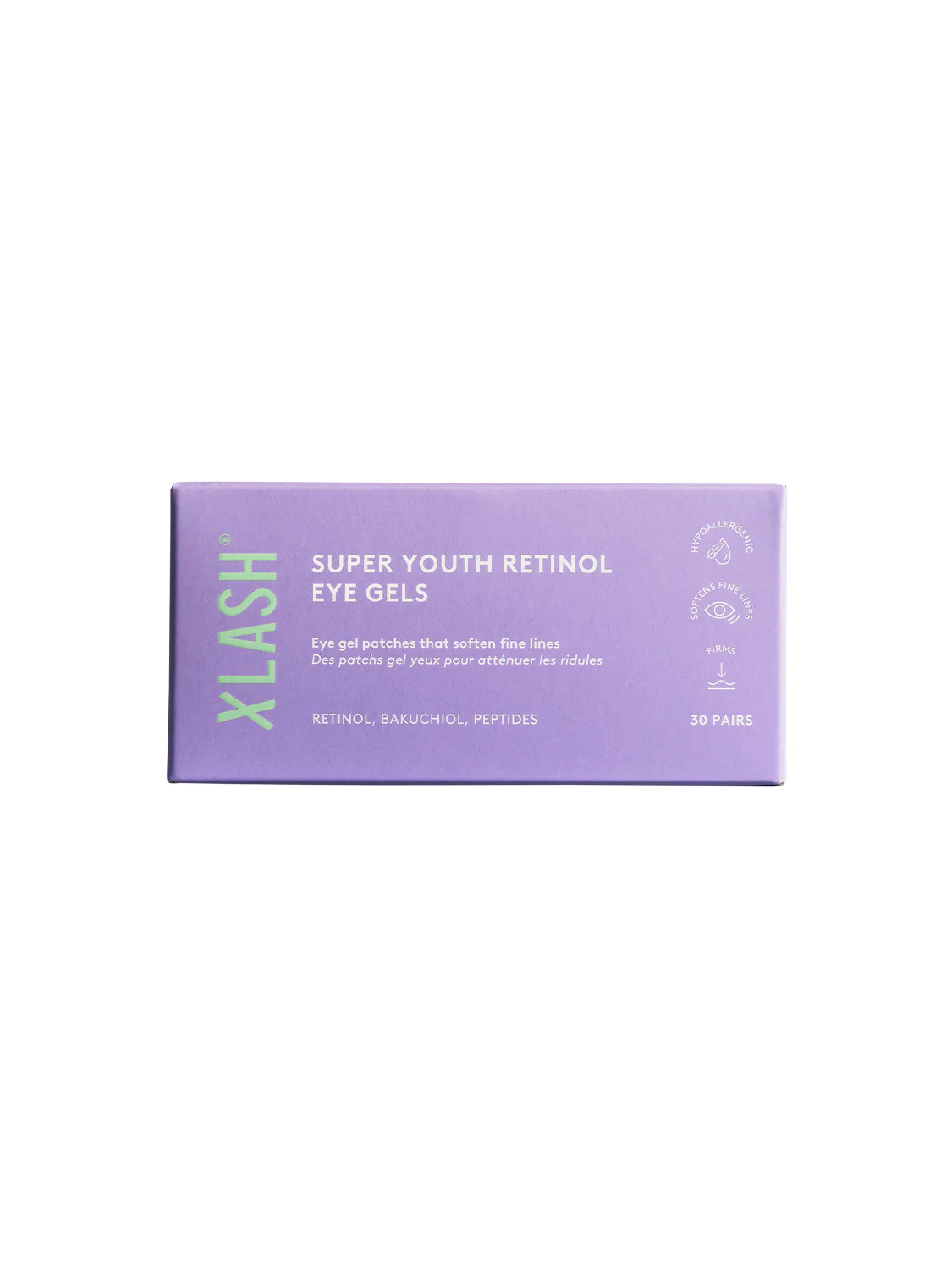 XLash Verjongende Eye Gel Patches met retinol – tegen fijne lijntjes - 30 paar