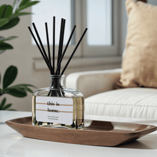 this is home. | Fiber sticks