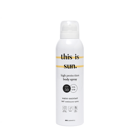Zonnespray spf50 This is Us - geschikt voor gevoelige huid, zonder parabenen